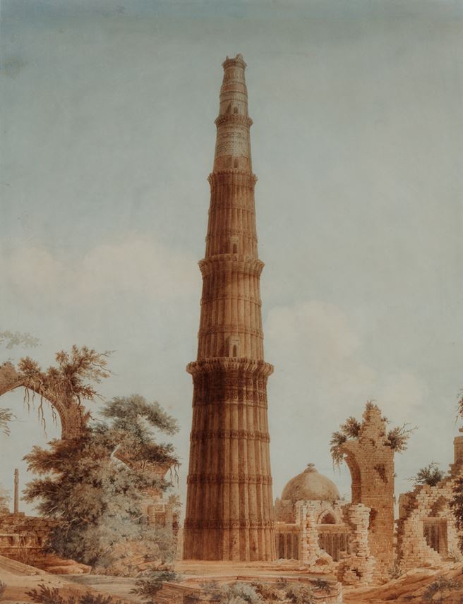 Painting of the Qutb Minar | MasterArt